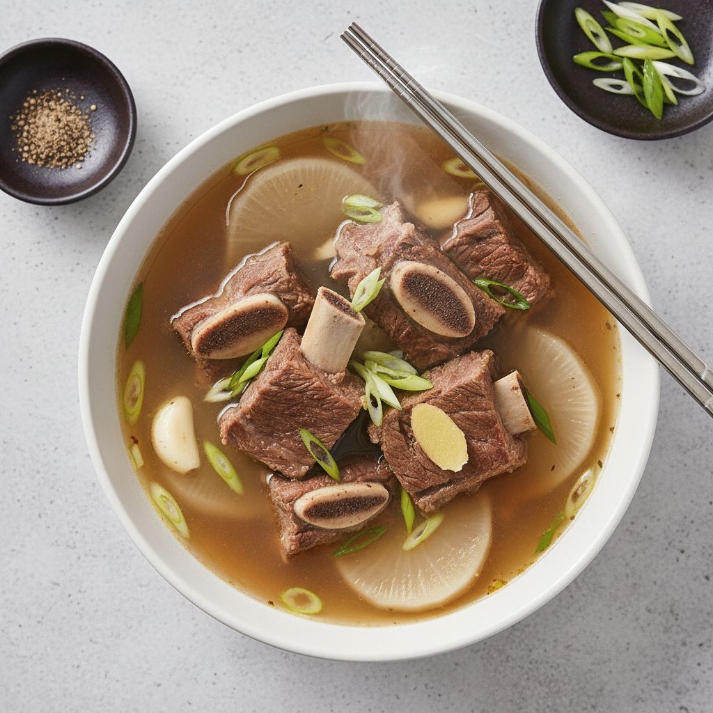 Galbi-tang (Korean Beef Short Rib Soup) — recipe cover