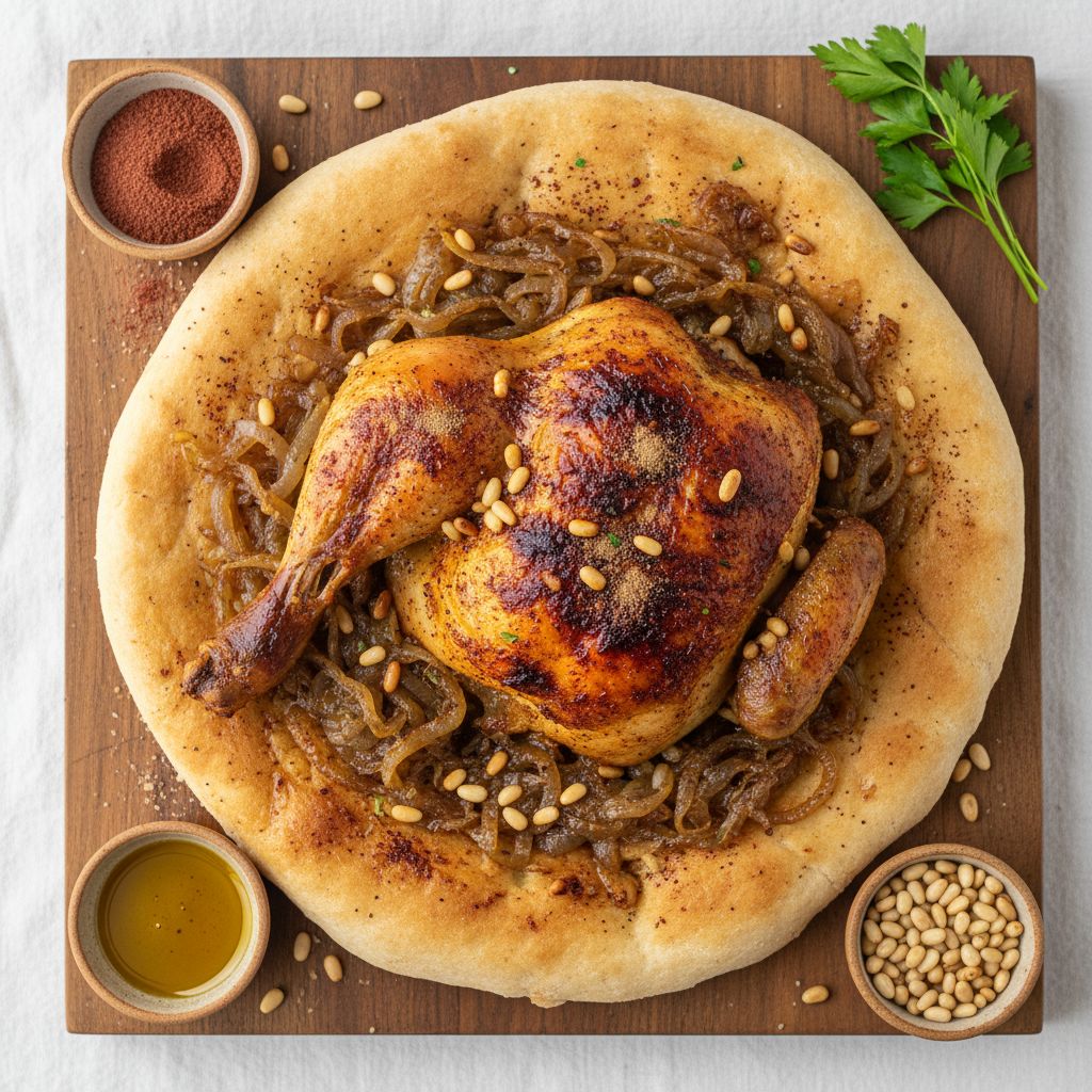 Musakhan (Palestinian Sumac Chicken) — recipe cover