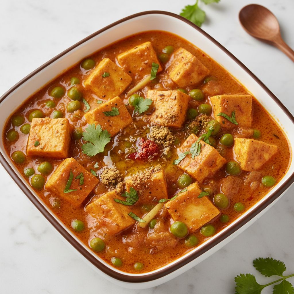 Matar Paneer — recipe cover