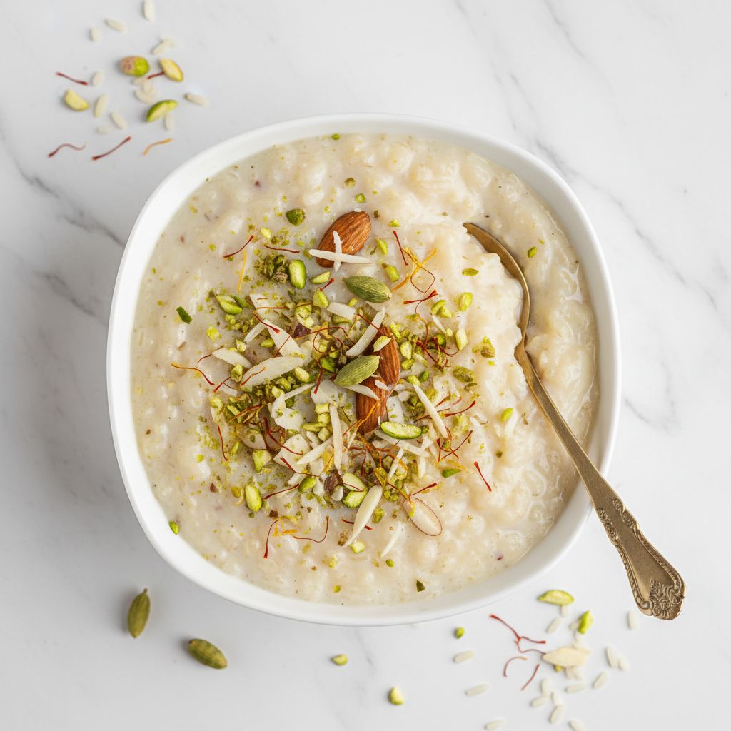 Kheer (Indian Rice Pudding) — recipe cover
