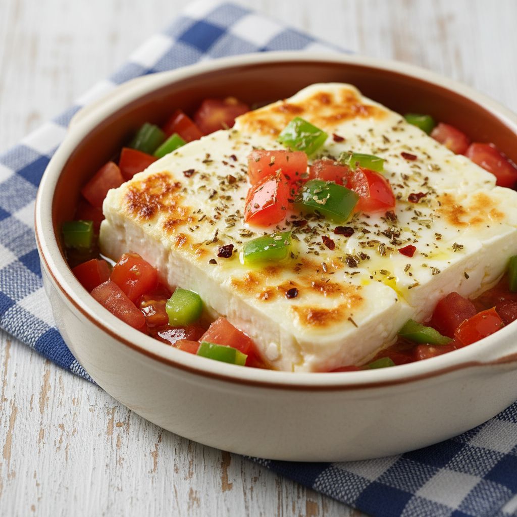Bouyiourdi (Greek Baked Feta) — recipe cover