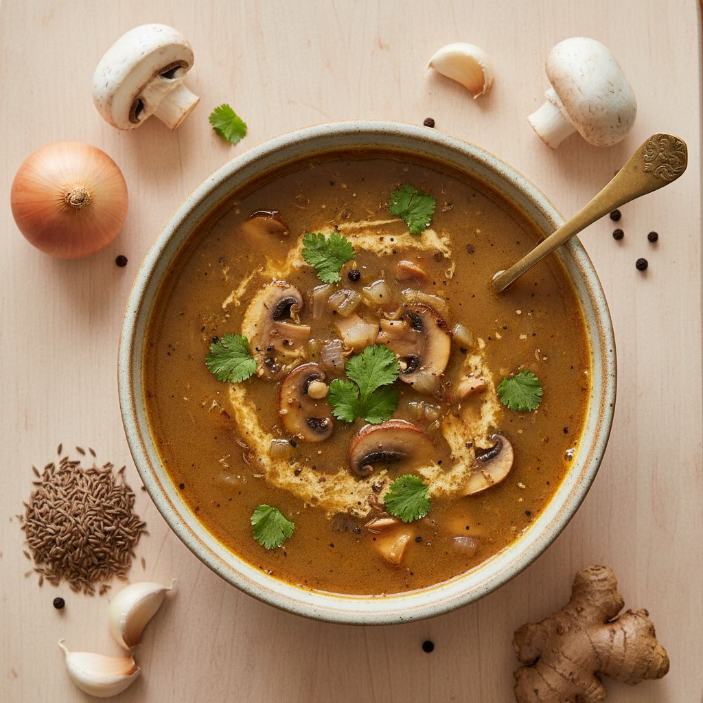 Mushroom Shorba — recipe cover