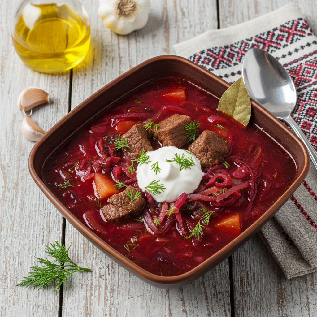 Authentic Ukrainian Borscht — recipe cover