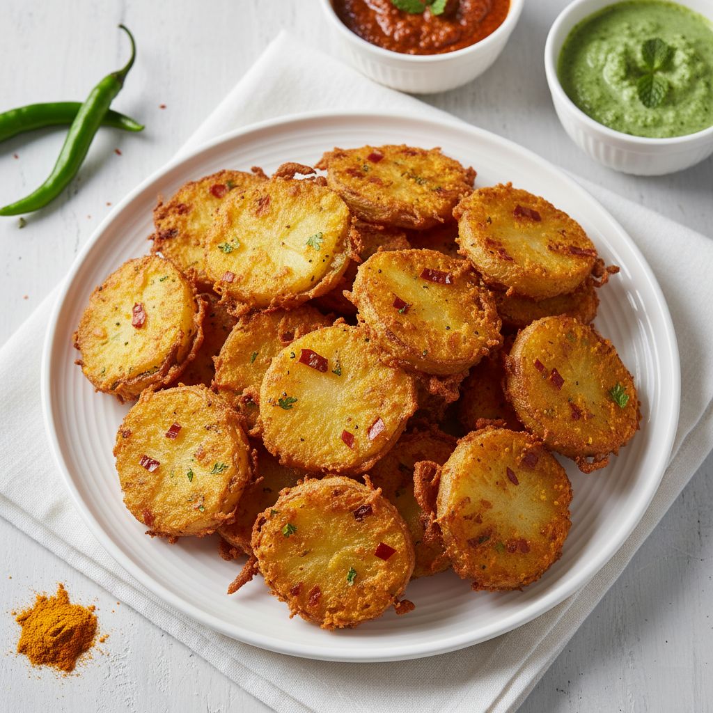 Vegetable Bajji (Indian Fritters) — recipe cover