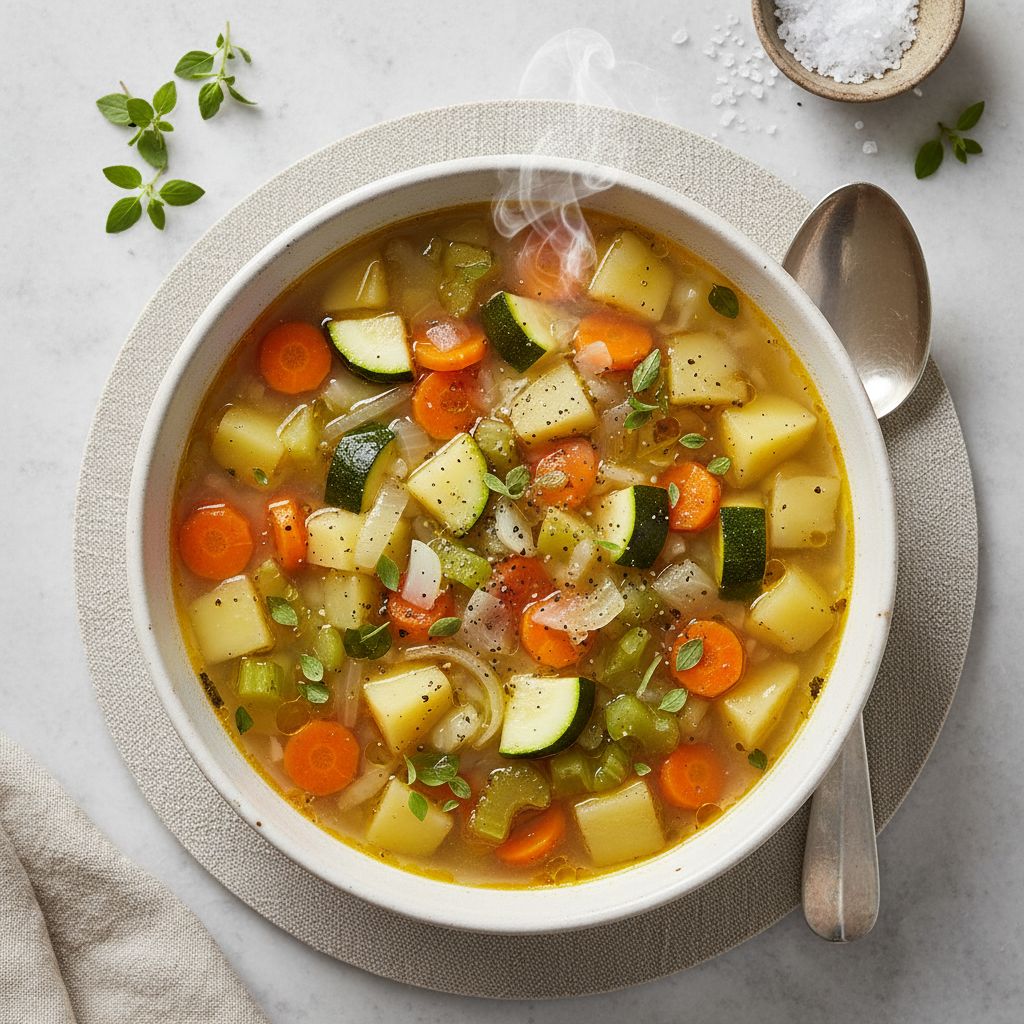 Mediterranean Vegetable Soup — recipe cover