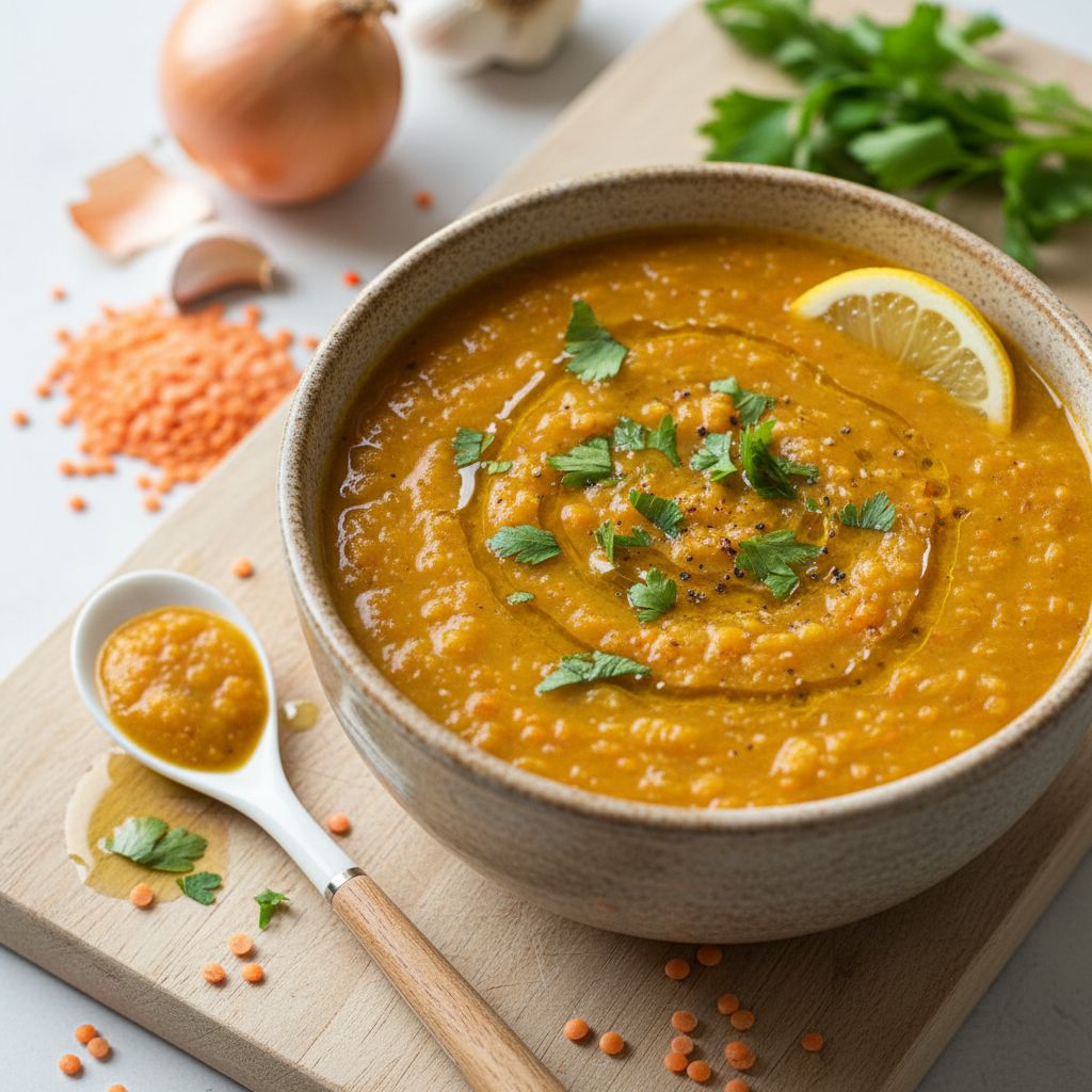 Mediterranean Lentil Soup (Shorbat Adas) — recipe cover