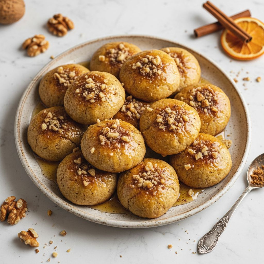 Melomakarona (Greek Honey Cookies) — recipe cover