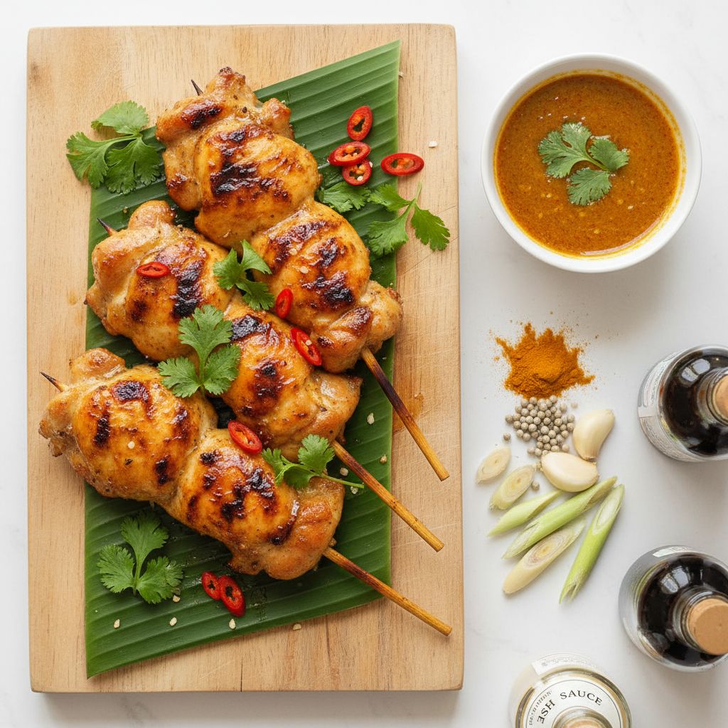 Thai Grilled Chicken (Gai Yang) — recipe cover