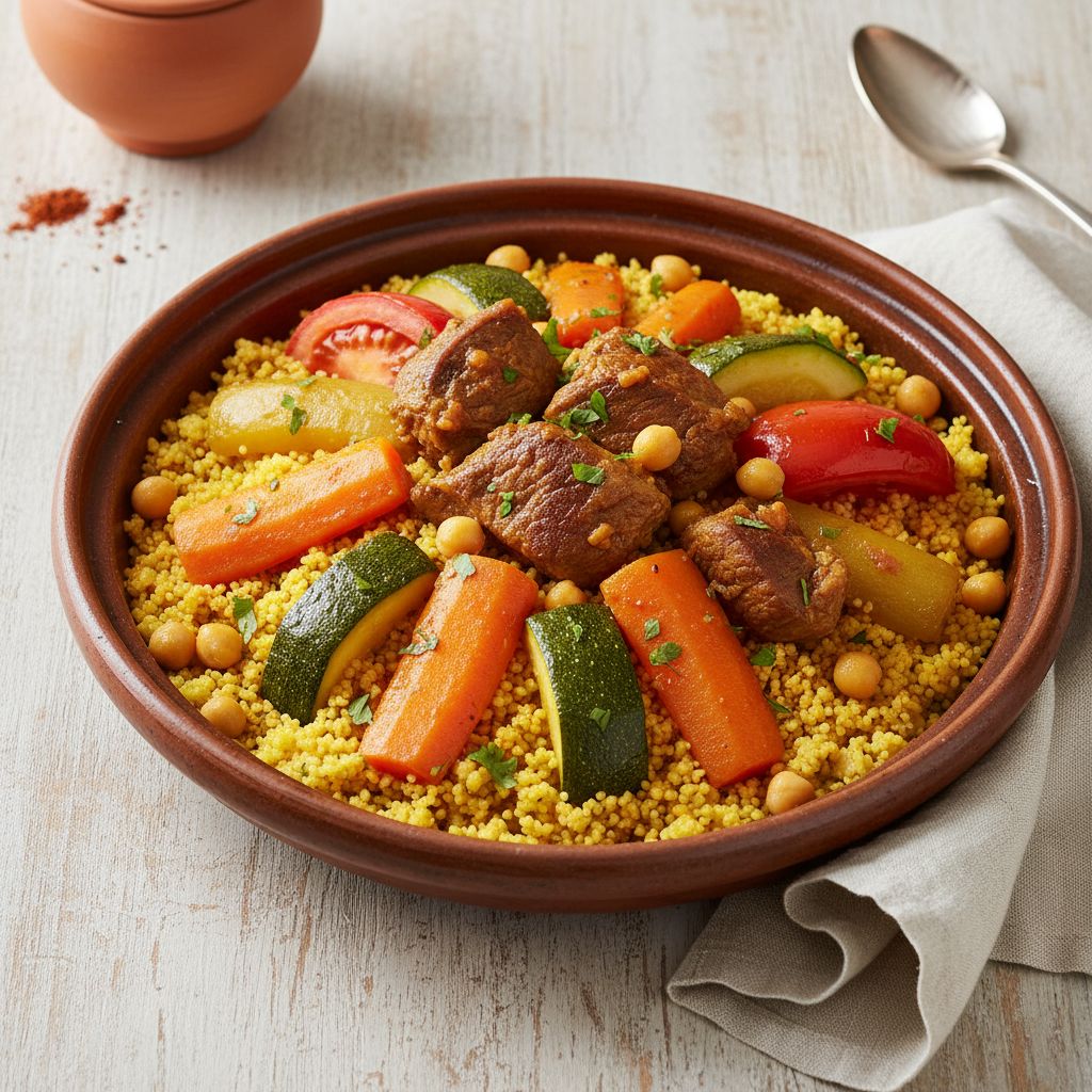 Traditional North African Couscous — recipe cover