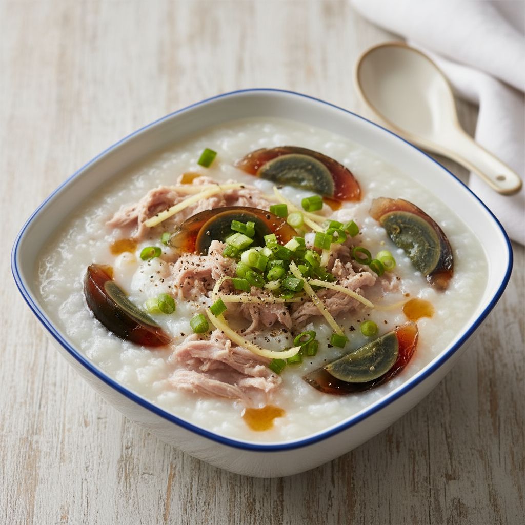 Century Egg and Pork Congee — recipe cover
