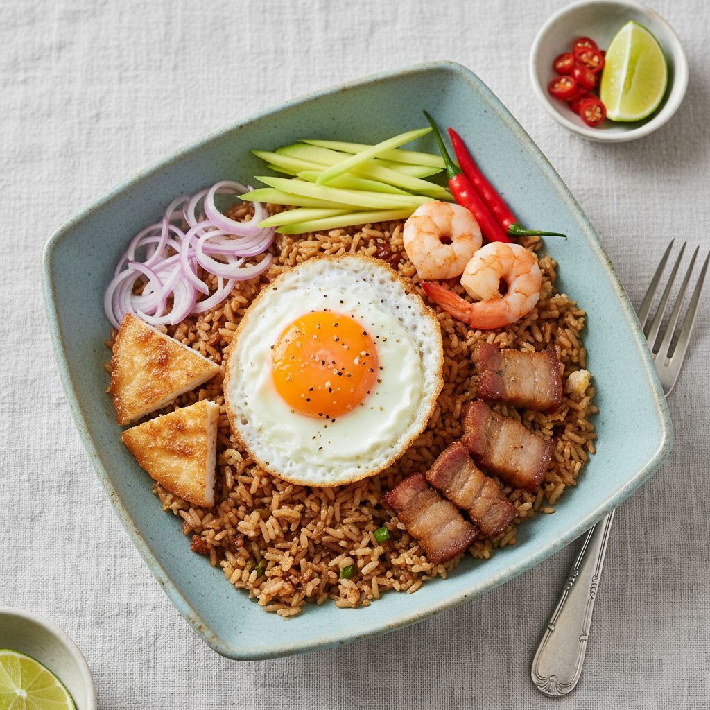 Khao Khluk Kapi (Thai Shrimp Paste Fried Rice) — recipe cover