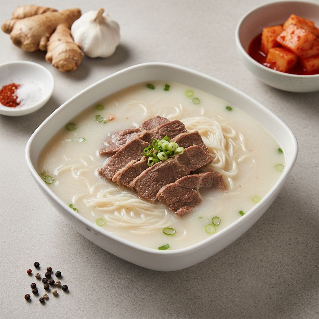 Seolleongtang (Korean Ox Bone Soup) — recipe cover