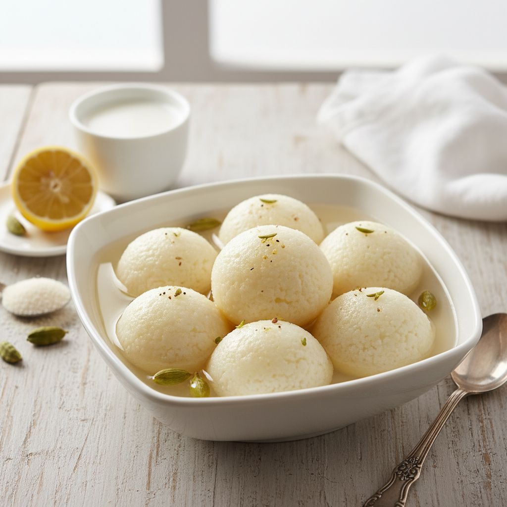Rasgulla — recipe cover