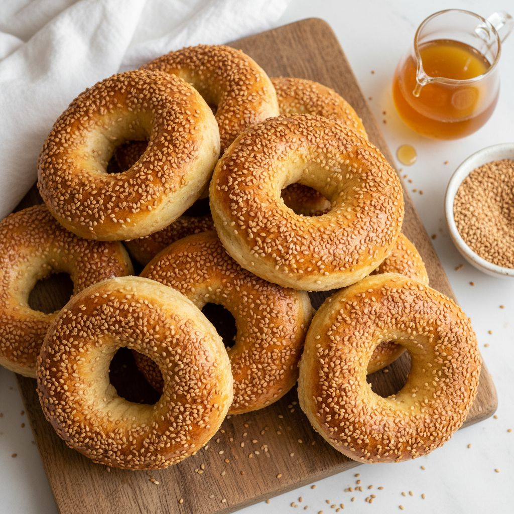 Koulouri (Greek Sesame Bread Rings) — recipe cover