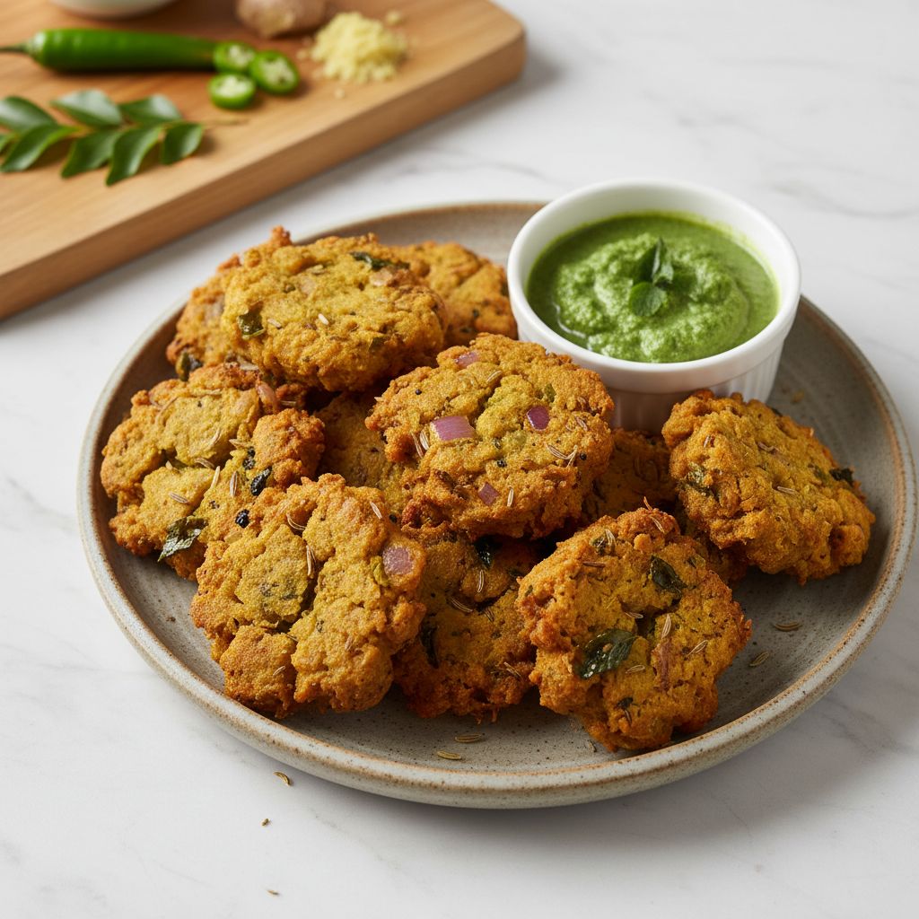 Masala Vada (Spicy Lentil Fritters) — recipe cover