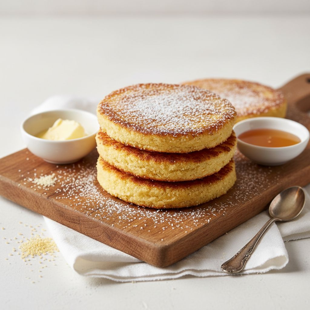 Moroccan Harcha (Semolina Griddle Bread) — recipe cover