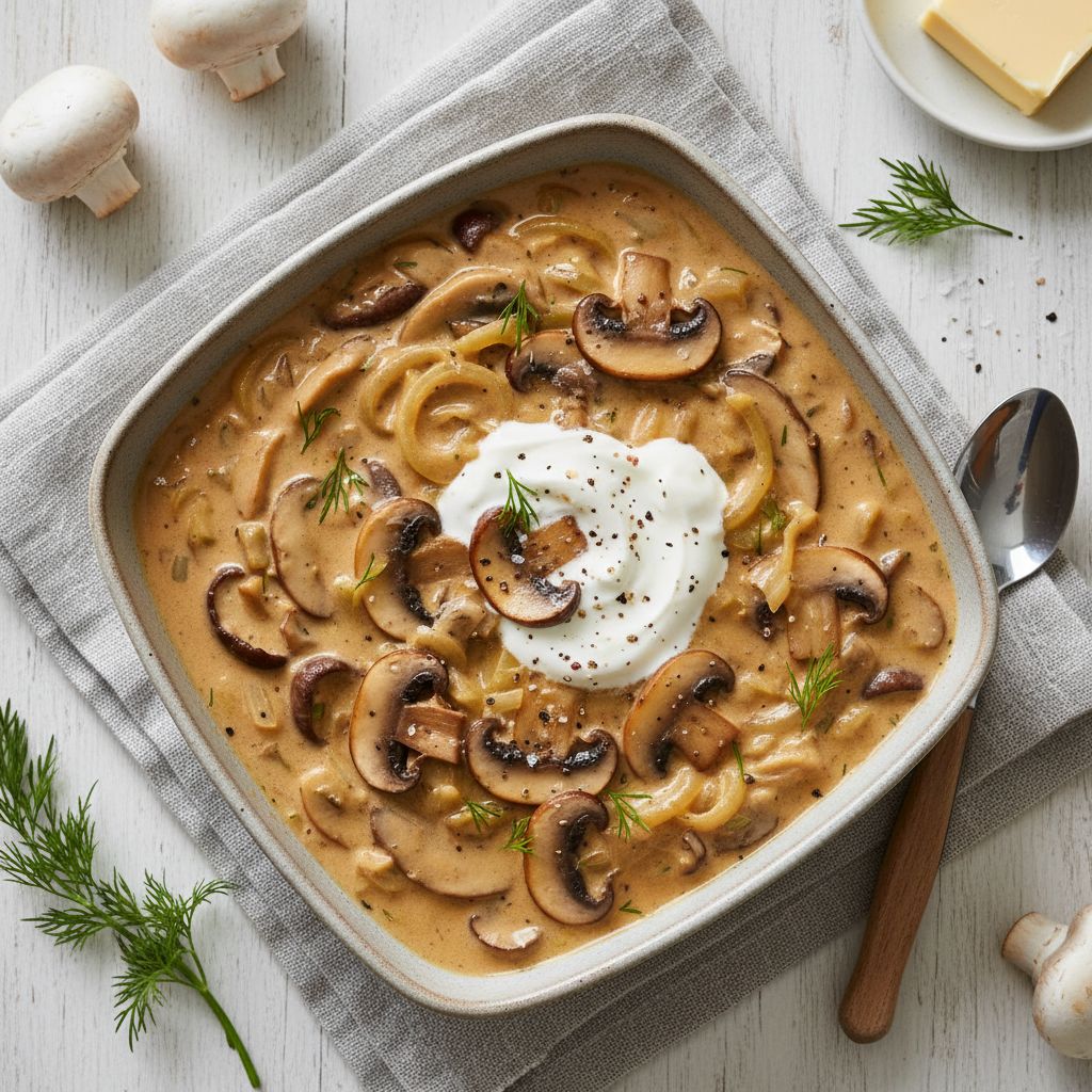 Creamy Mushroom Sauce — recipe cover