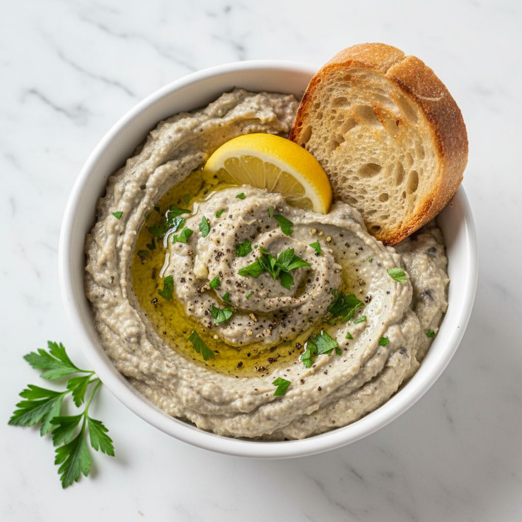 Melitzanosalata (Greek Eggplant Dip) — recipe cover