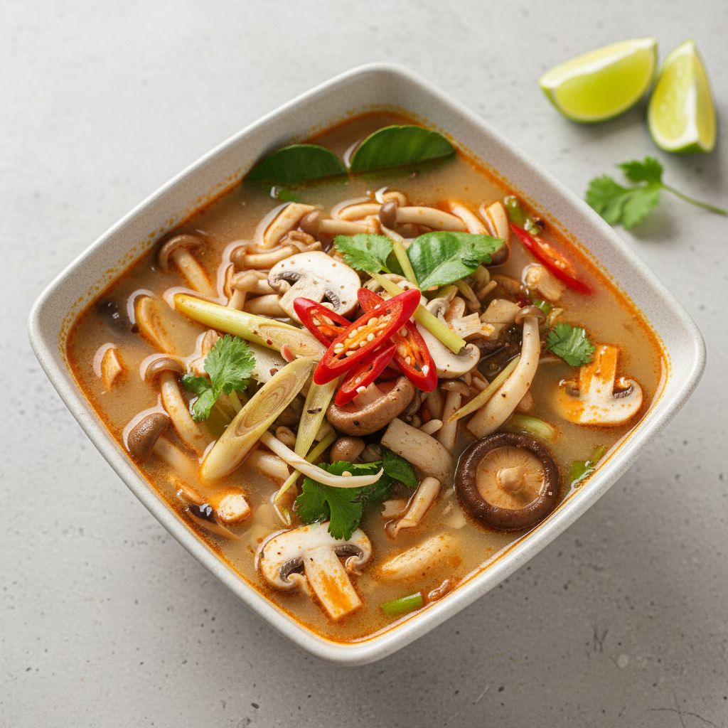 Tom Yum Mushroom (Tom Yum Hed) — recipe cover