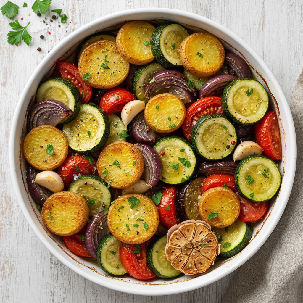 Briam (Greek Roasted Vegetables) — recipe cover
