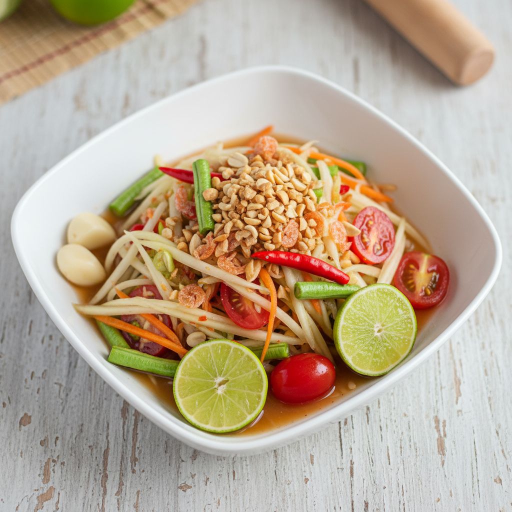 Som Tum (Thai Green Papaya Salad)