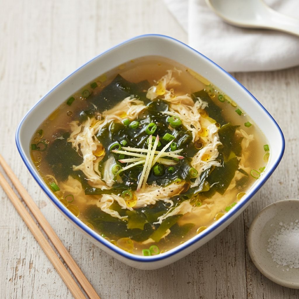 Seaweed Egg Drop Soup — recipe cover