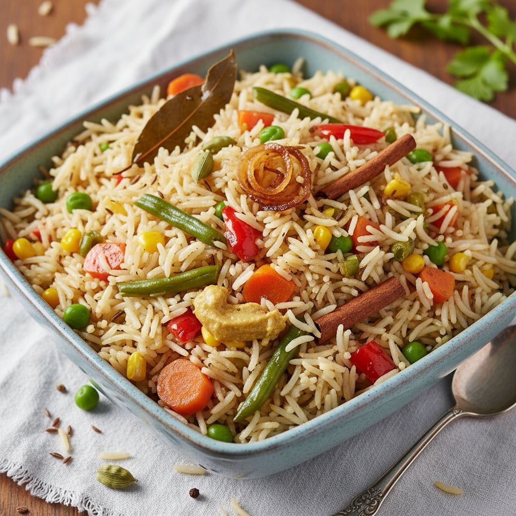 Vegetable Pulao — recipe cover