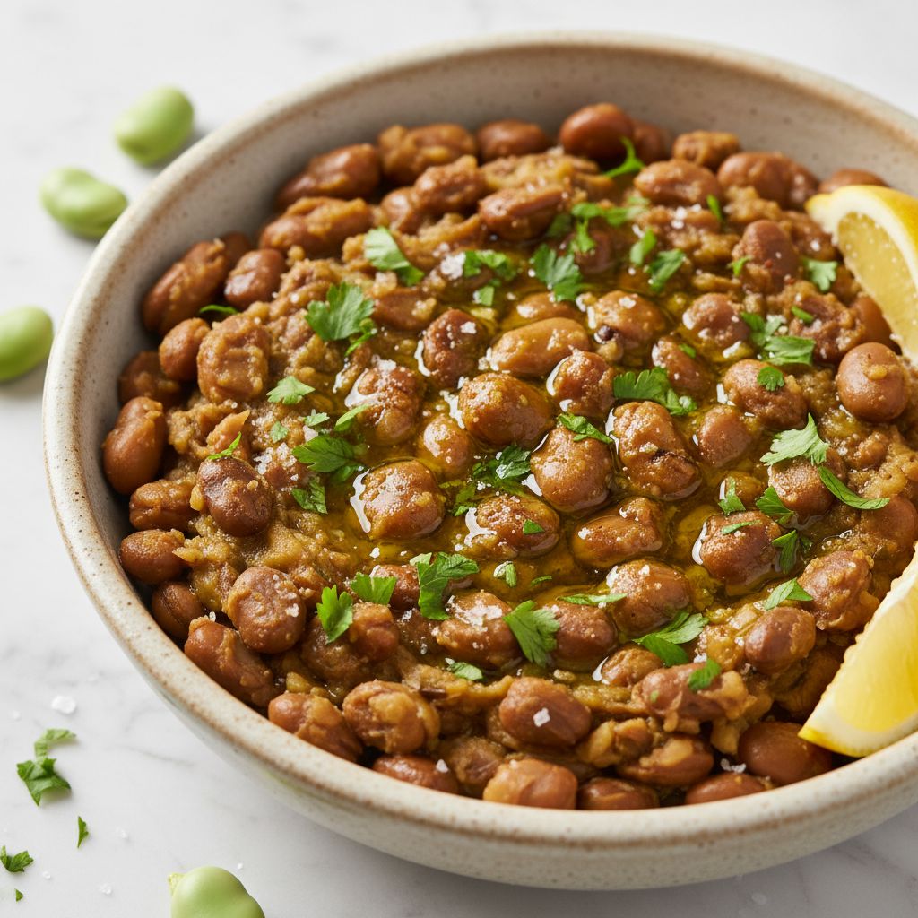 Quick Foul Mudammas with Canned Fava Beans — recipe cover