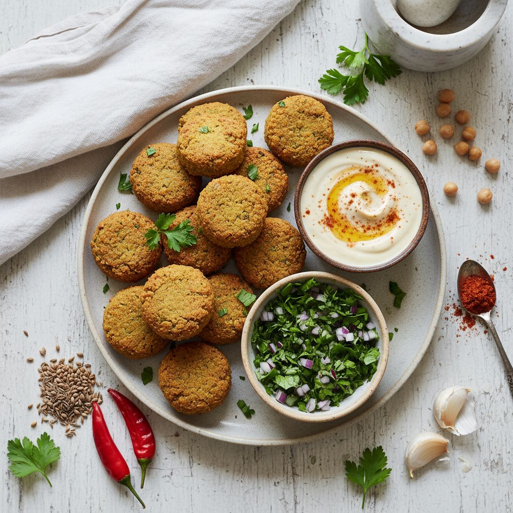 Traditional Falafel — recipe cover