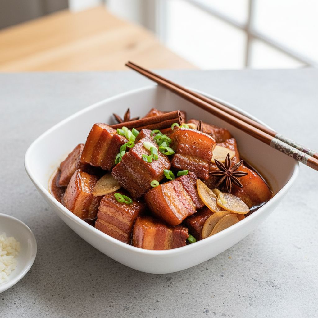Red Braised Pork Belly (Hong Shao Rou) — recipe cover