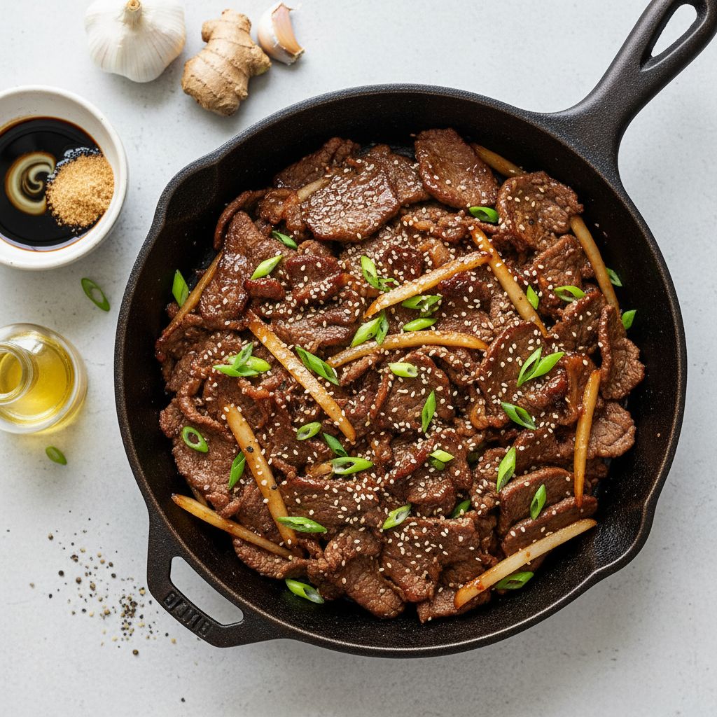 Bulgogi (Korean BBQ Beef) — recipe cover