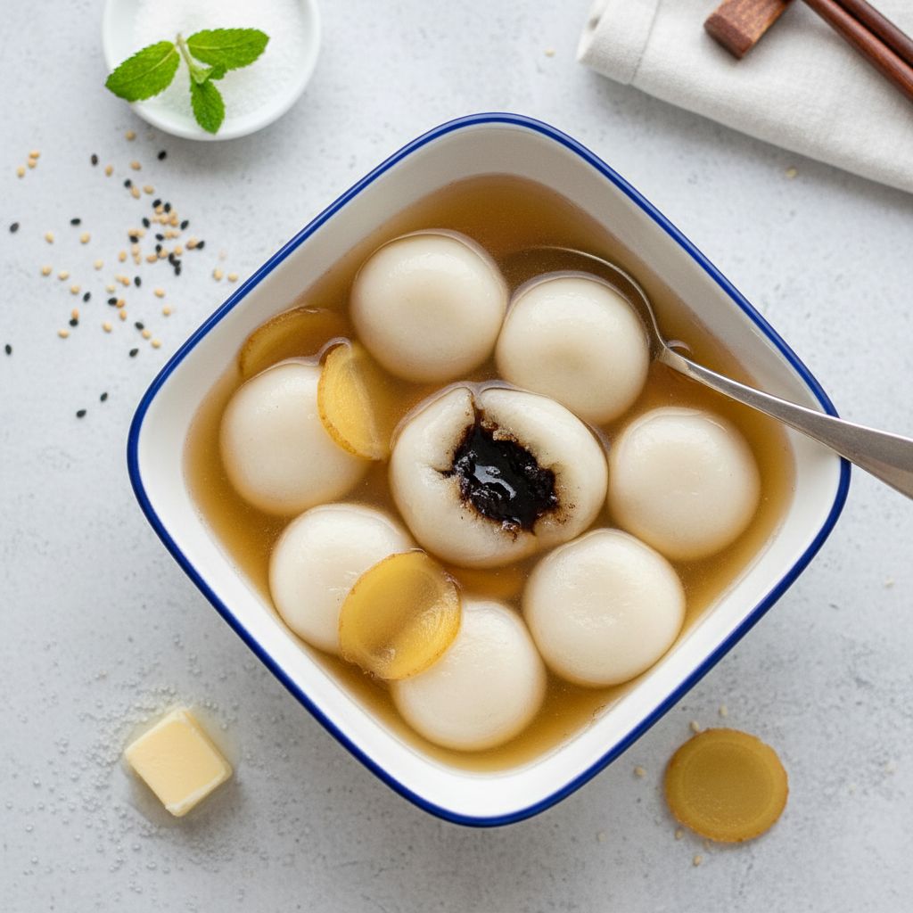 Tangyuan (Sweet Rice Balls) — recipe cover