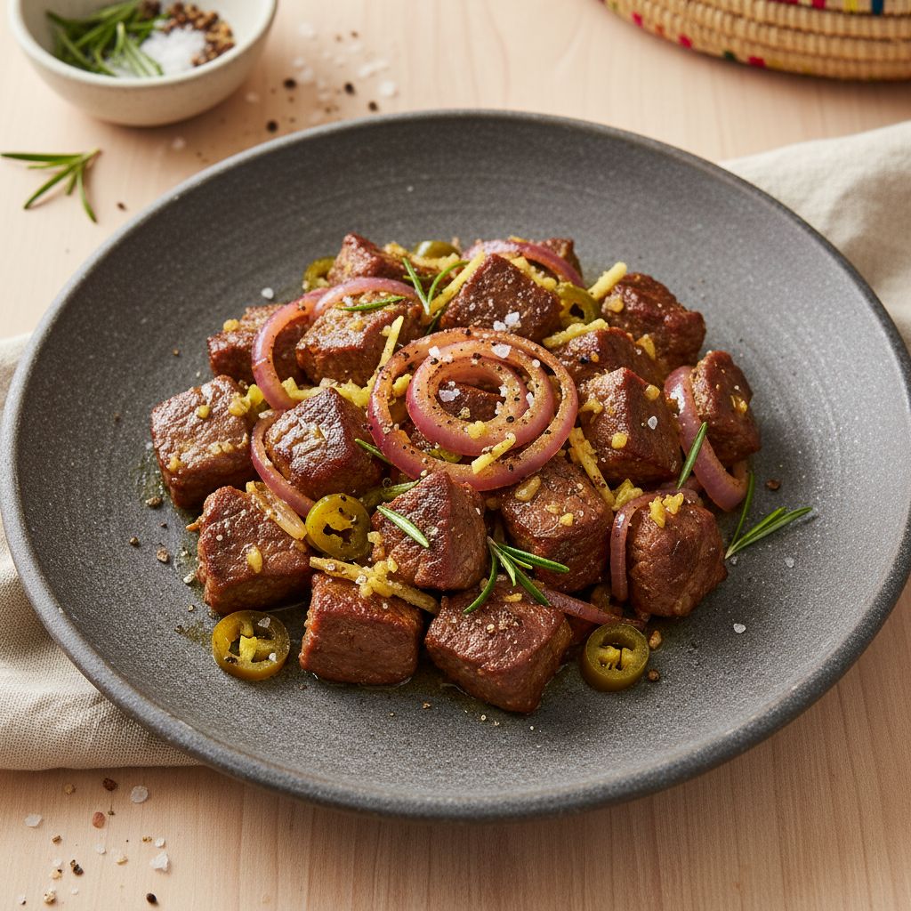 Tibs (Ethiopian Beef Sauté) — recipe cover