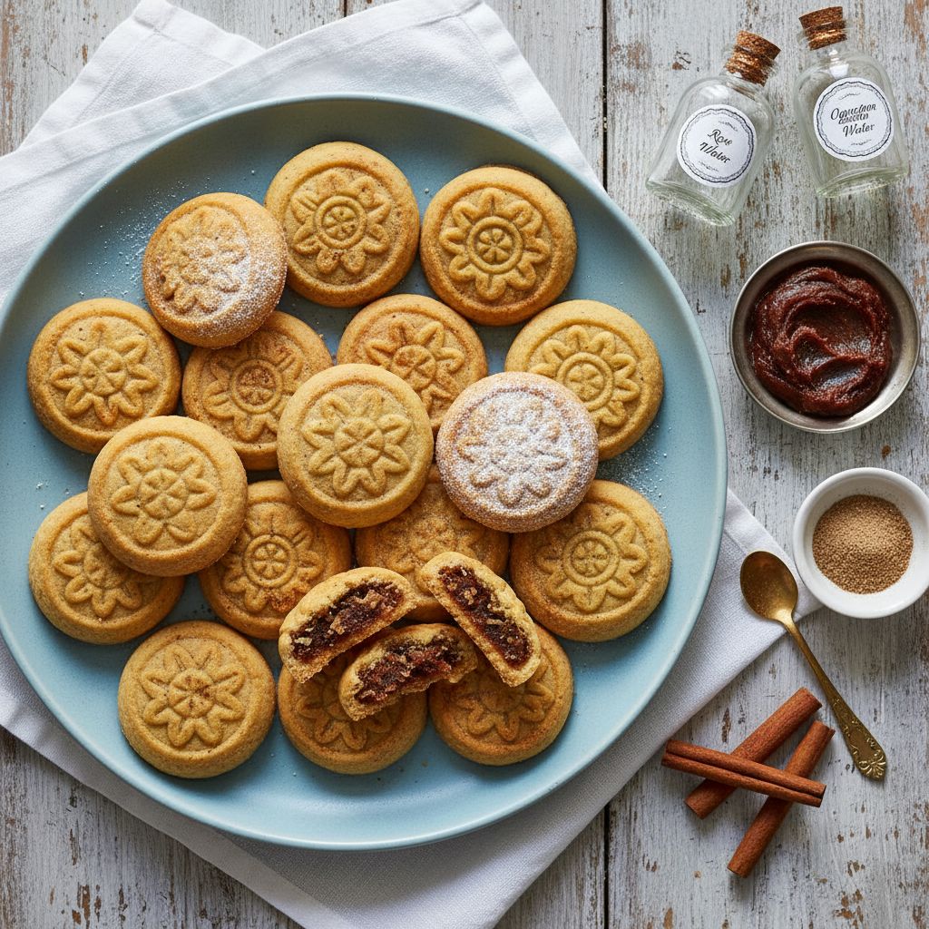 Maamoul (Traditional Date-Filled Semolina Cookies) — recipe cover