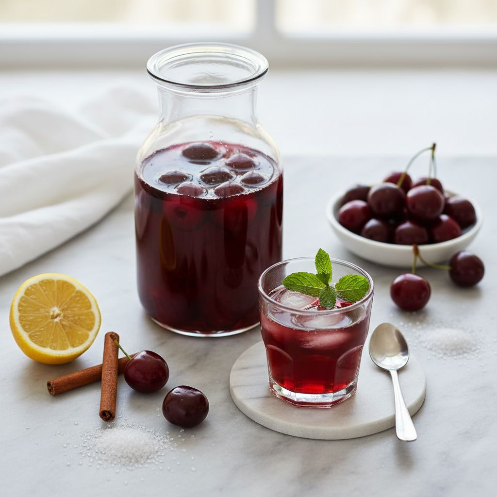 Vissinada (Greek Sour Cherry Syrup) — recipe cover