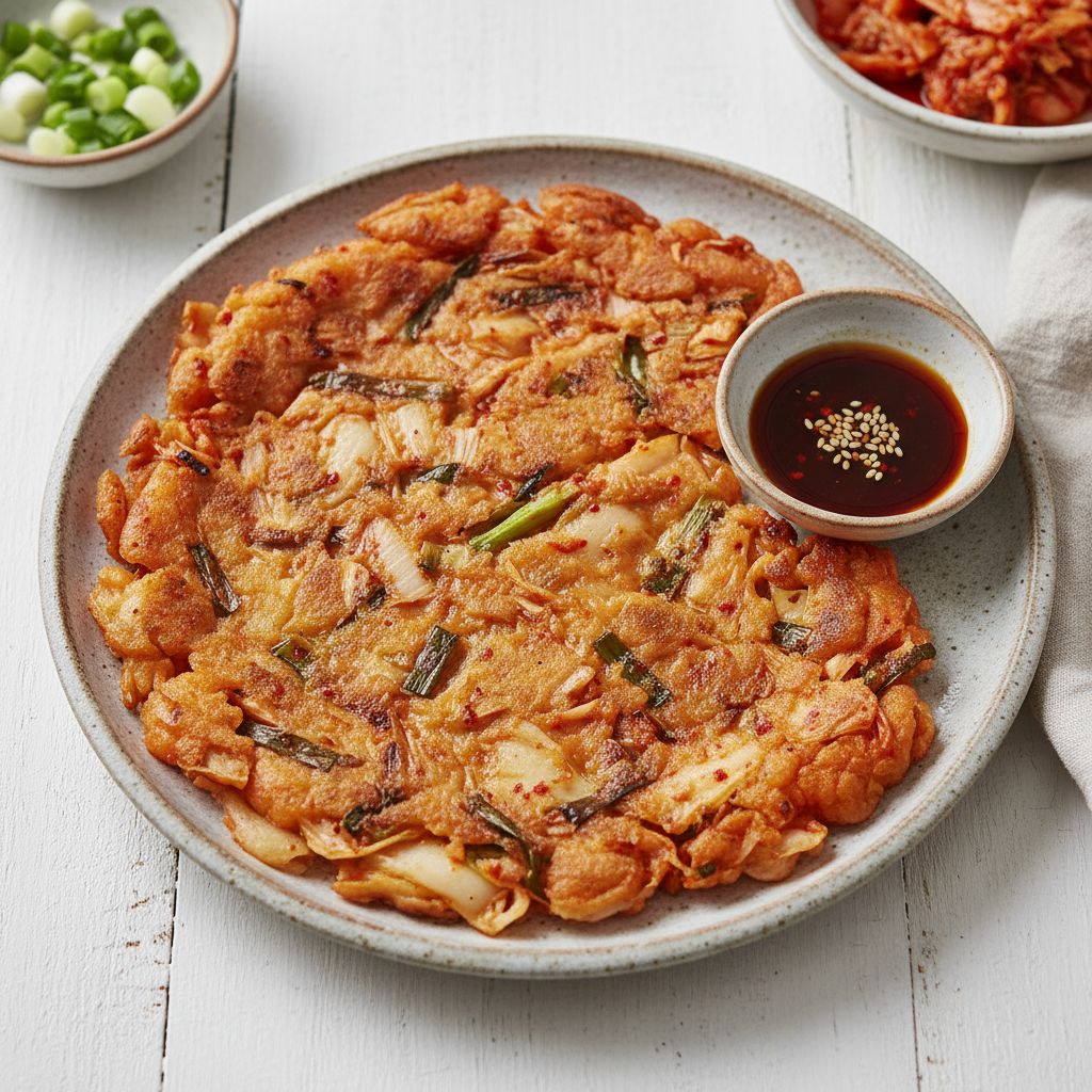 Kimchijeon (Korean Kimchi Pancake)