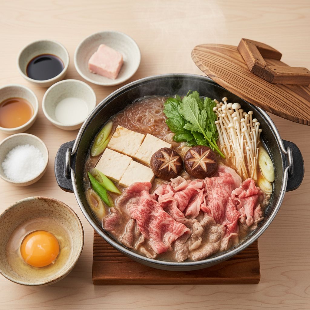 Sukiyaki (Japanese Beef Hot Pot) — recipe cover