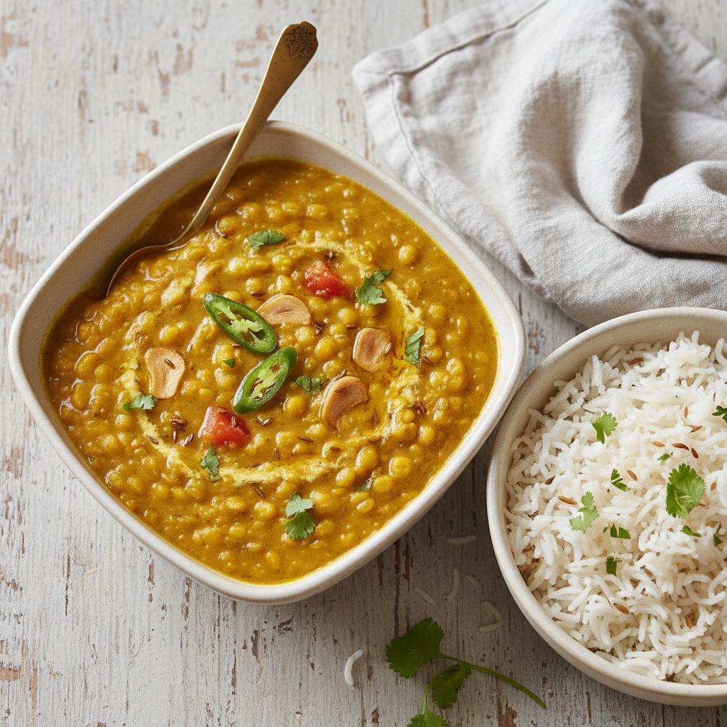 Dal Chawal (Indian Lentils and Rice) — recipe cover