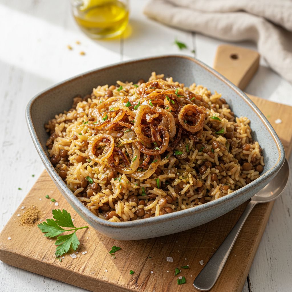 Mujadara — recipe cover