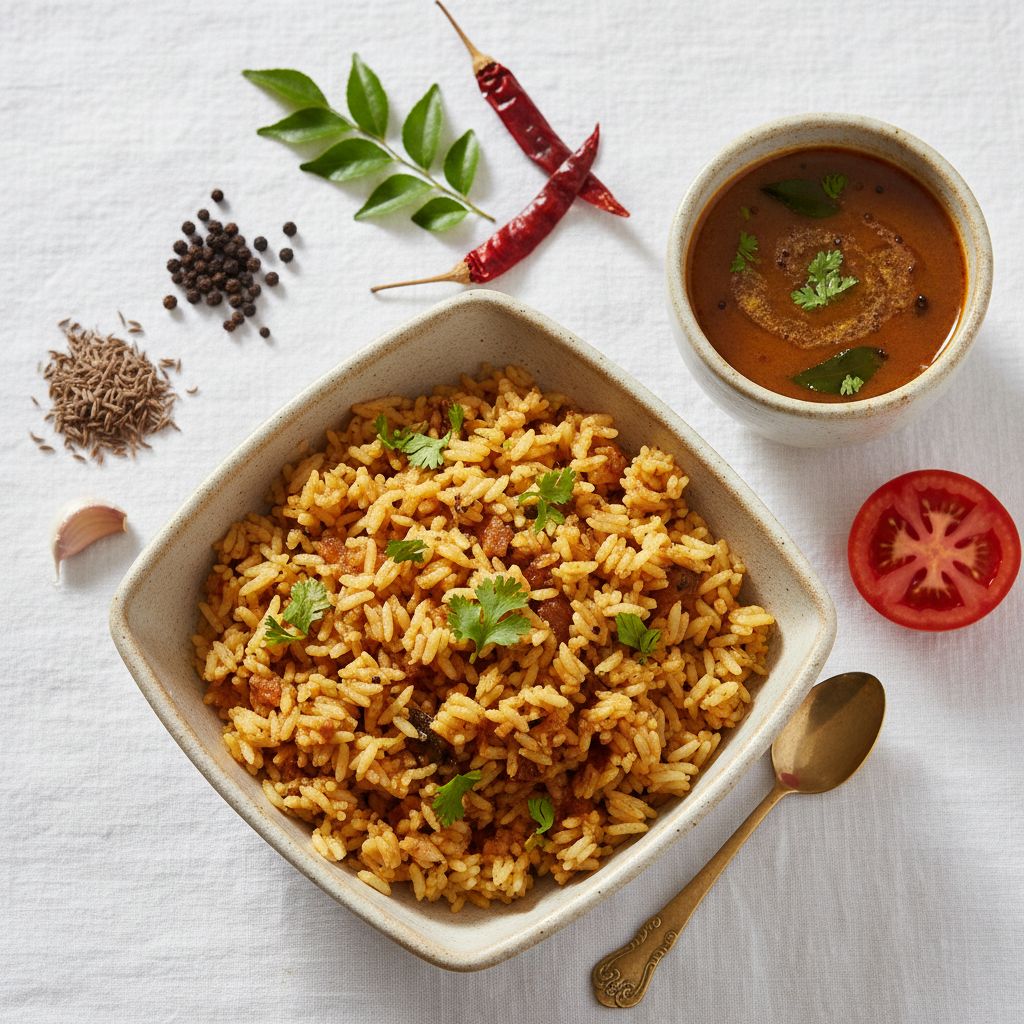 Rasam Rice (Rasam Sadam) — recipe cover
