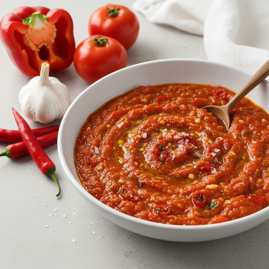Matbucha (Moroccan Cooked Tomato Salad) — recipe cover