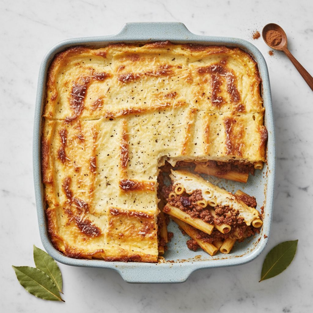 Pastitsio (Παστίτσιο) — recipe cover