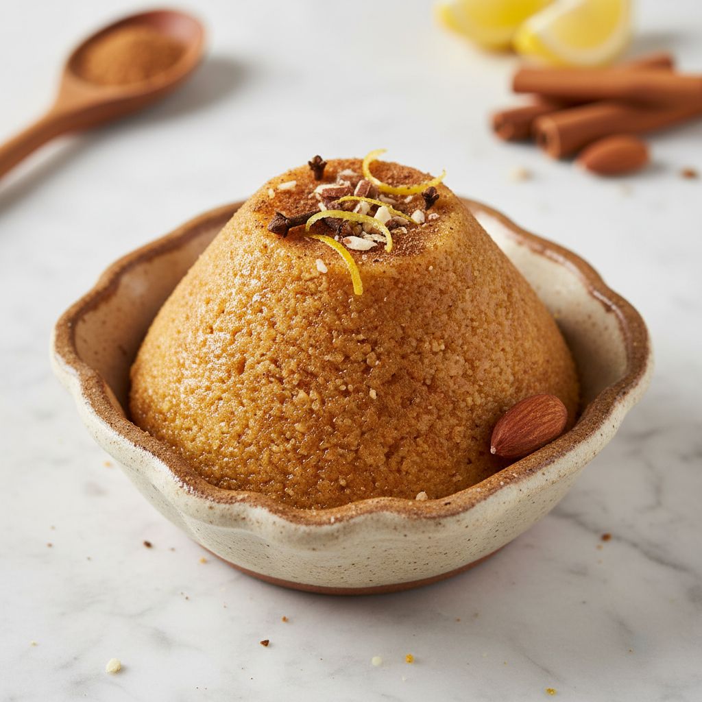 Semolina Halva (Greek Halvas) — recipe cover