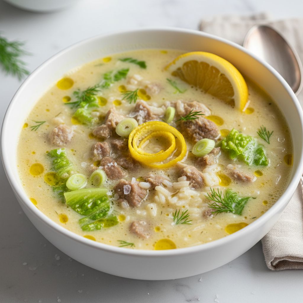 Magiritsa (Greek Easter Soup) — recipe cover