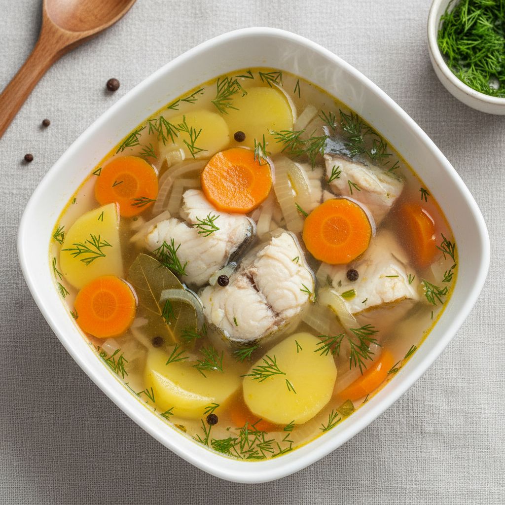 Yushka (Ukrainian Clear Fish Soup) — recipe cover