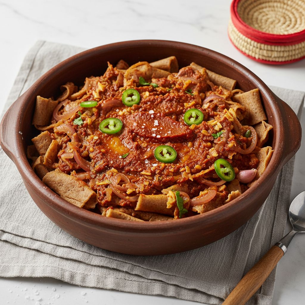 Firfir (Ethiopian Breakfast Fit-fit)