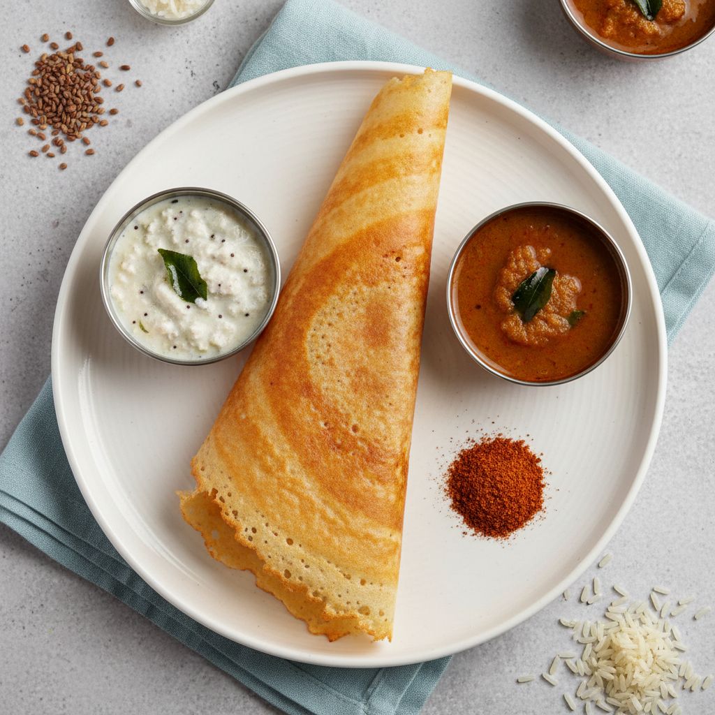 Dosa (Crispy South Indian Crepe) — recipe cover