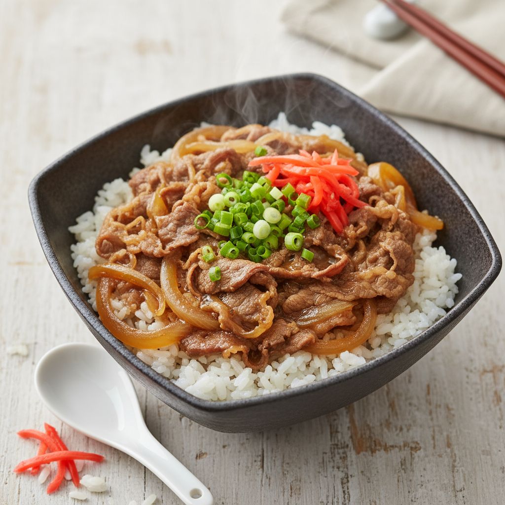 Gyudon (Japanese Beef Bowl) — recipe cover