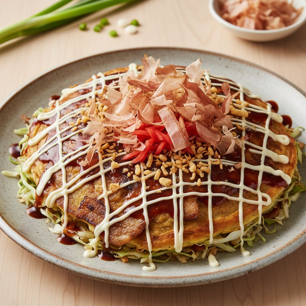 Okonomiyaki (Japanese Savory Pancake) — recipe cover