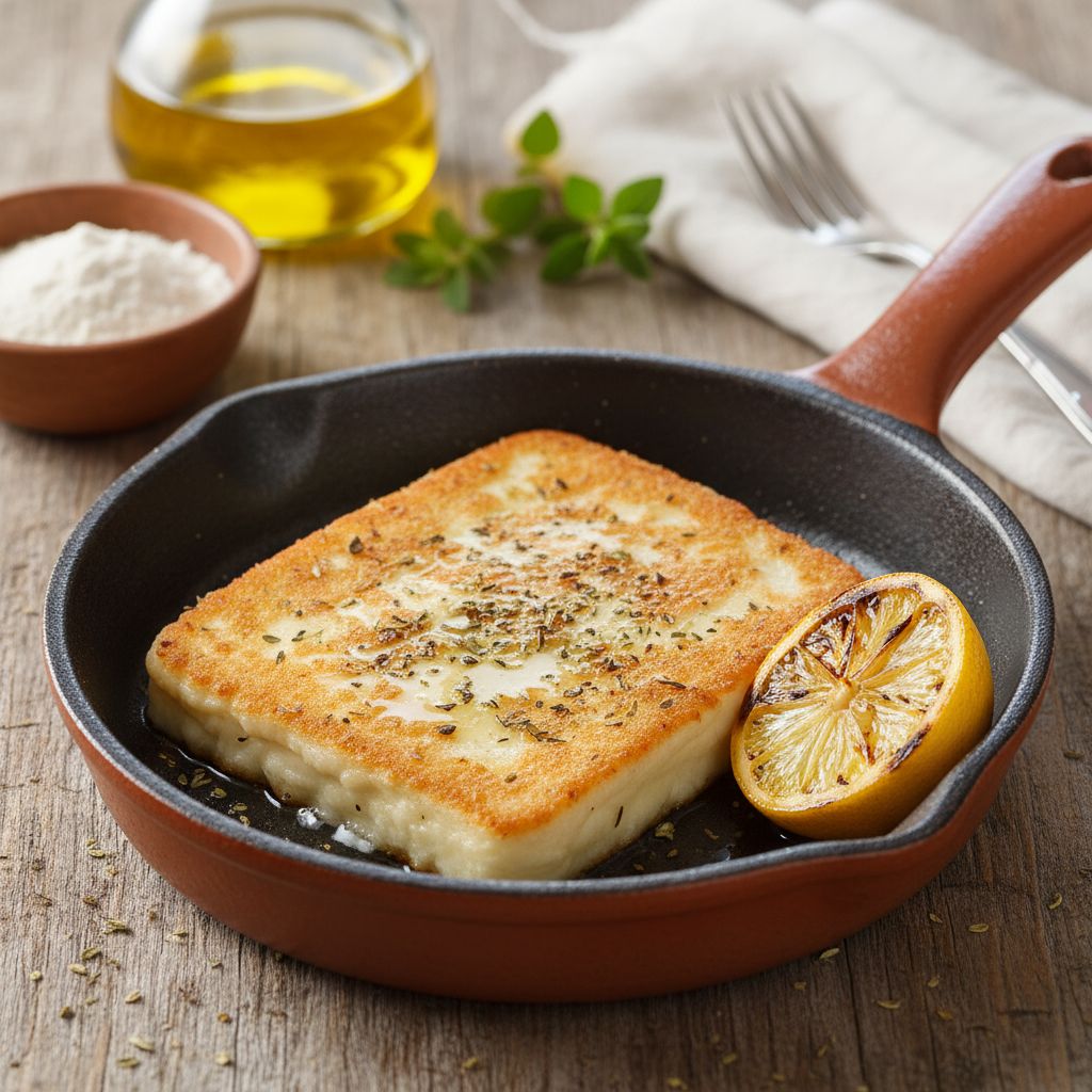 Saganaki (Greek Fried Cheese) — recipe cover